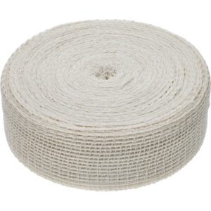 BROWIN® | Schinkennetz weiß | Flexibles Fleischnetz Schinkennetz auf Rolle Bratnetz | 12,5 cm x 50 m bis 220°C | Ideal für Fleisch, Wurstwaren | Ideal für hausgemachte Produkte | Gewebe, weiß