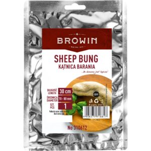 Browin 310612 Schafskappe - Naturbelassene Wurst-, Pasteten- und Kaschernee - 30 cm, 1 Stück