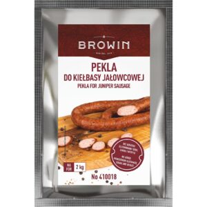 Browin 410018 Pekla für Wacholderwurst 50g Pökelsalz Wacholder Knoblauch Salz Gewürzmischung für Wurst