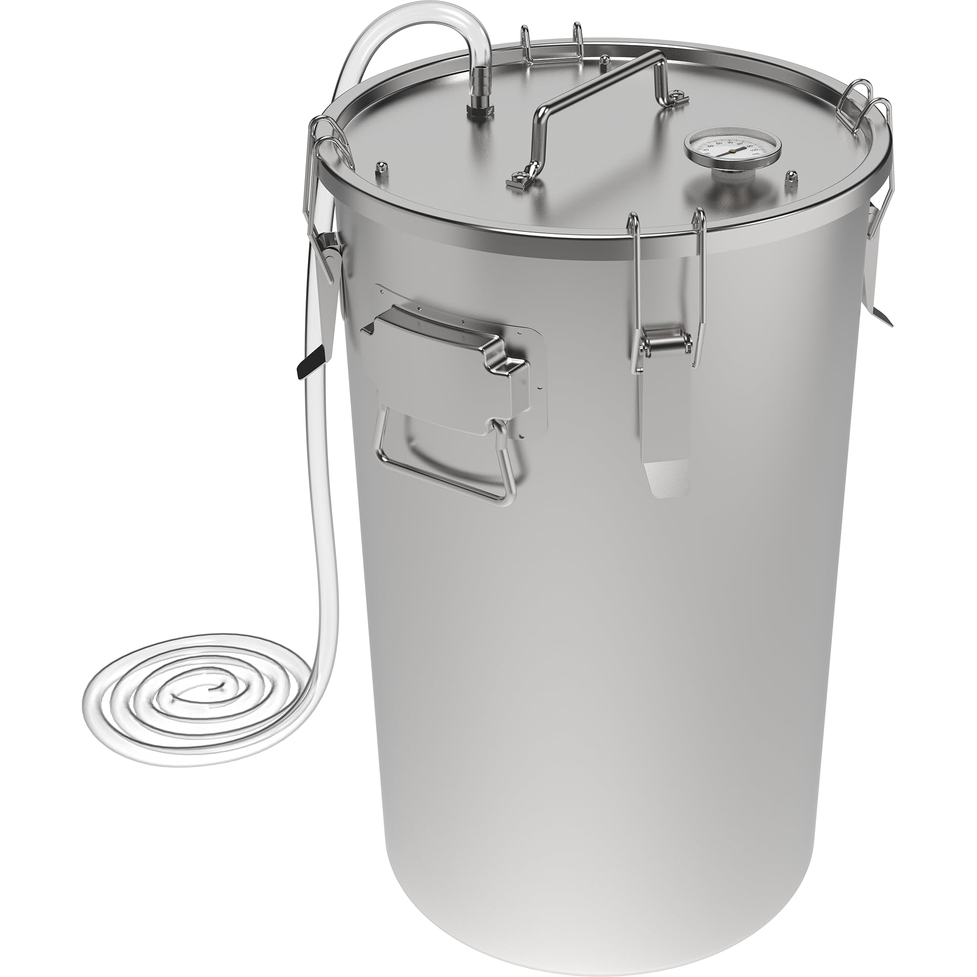 BROWIN® Räucherofen im Topf 330150 | 35 Liter | Räucherkammer für Gasherde 50 cm hoch | 8kg Heimräucherofen Set mit Thermometer - Image 2